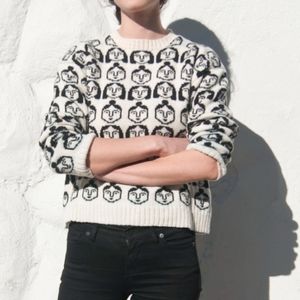 Leah Reena Goren face sweater